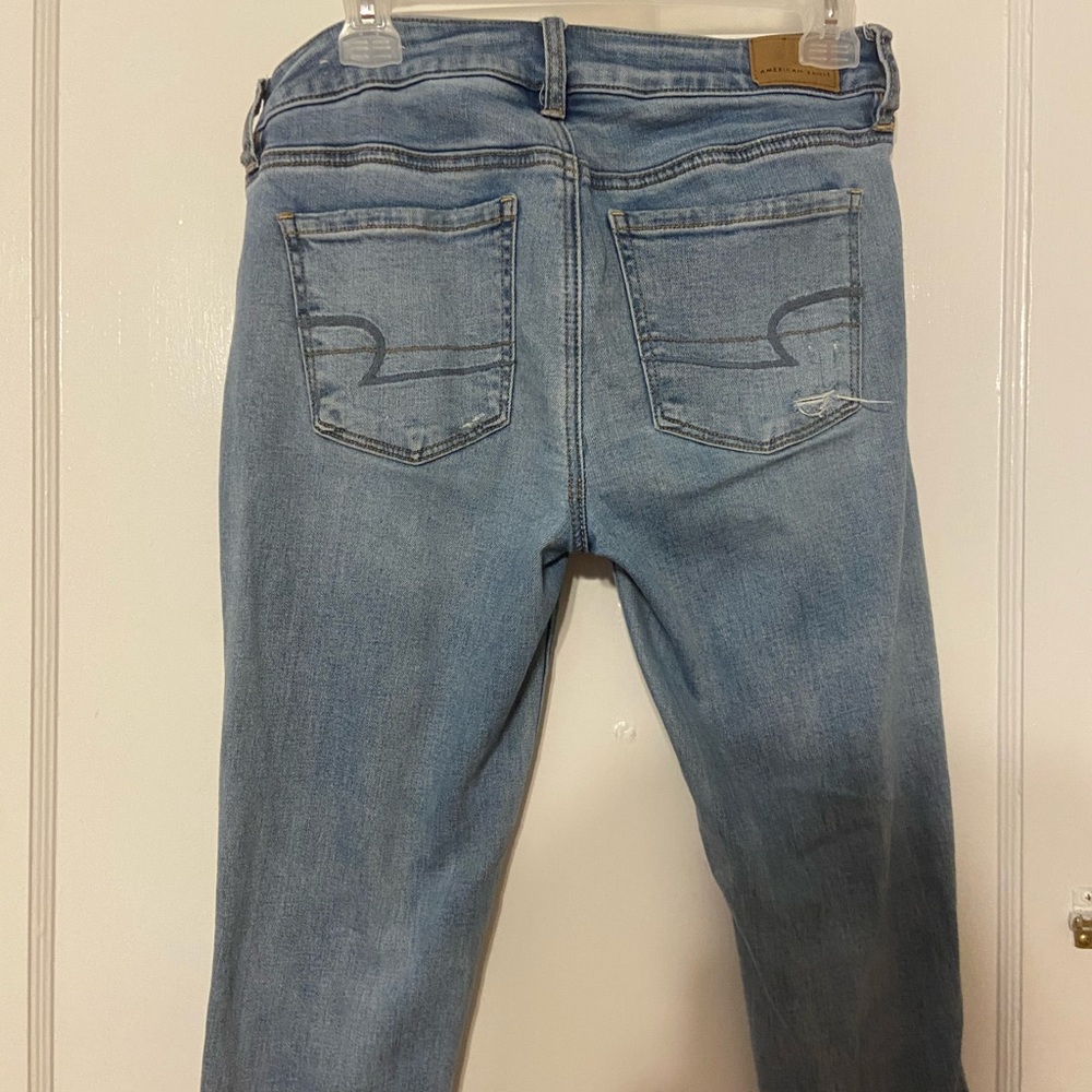 American eagle ripped super stretch jeggings